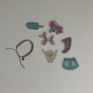 Pura vida bracelet & stickers